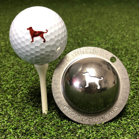 Tin Cup Golf Ball Marker, Dulin The Dog