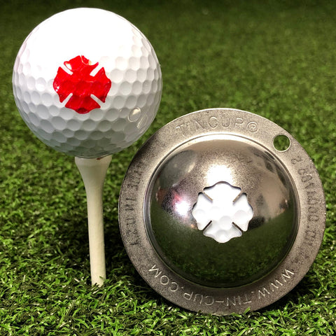 Tin Cup Golf Ball Marker, Firefighter