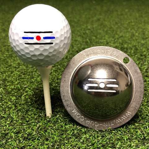 Tin Cup Golf Ball Marker, Route 66