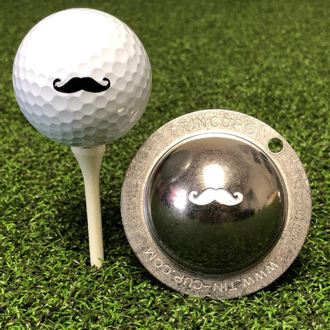 Golf Ball Marker, Stache