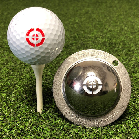 Tin Cup Golf Ball Marker, Take Aim
