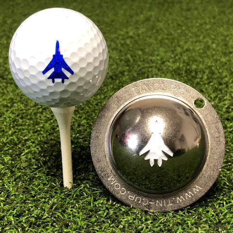 Tin Cup Golf Ball Marker, Top Gun