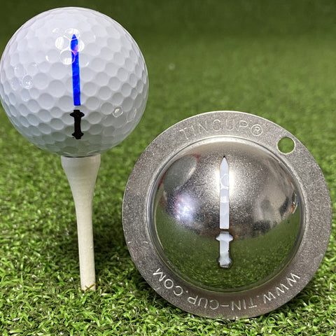 Tin Cup Golf Ball Marker, Laser Sword