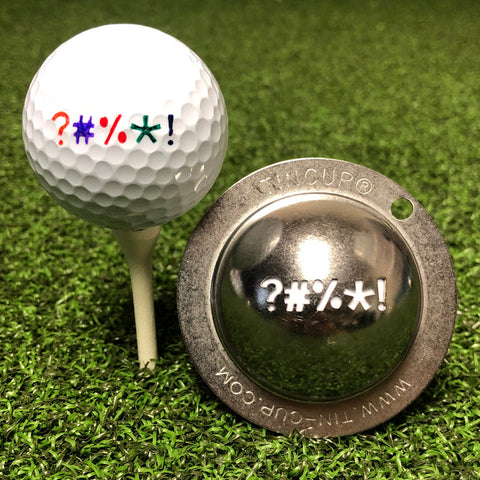 Tin Cup Golf Ball Marker, Out of Bounds