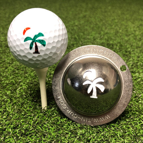 Tin Cup Golf Ball Marker, Palmetto Moon