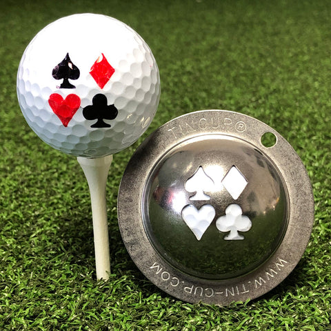 Tin Cup Golf Ball Marker, Vegas Nights